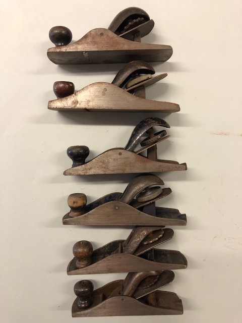 Six woodworking block planes to include Record - Image 5 of 5