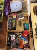 Collection of Router Bits and saw blades