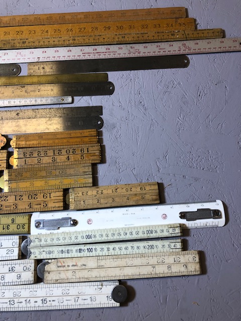 Collection of various vintage rulers - Image 4 of 8