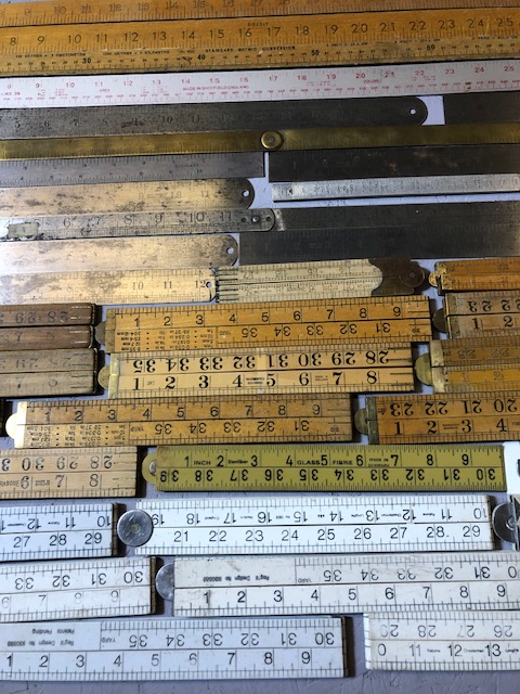 Collection of various vintage rulers - Image 3 of 8
