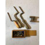 Collection of Woodworking and metalworking tools and accessories