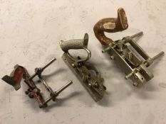 Collection of three Woodworking Plough planes