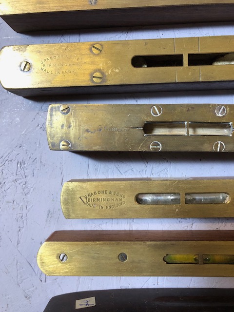 Collection of 10 Brass Spirit Levels - Image 8 of 12