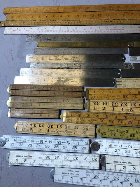Collection of various vintage rulers - Image 2 of 8