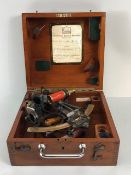 Scientific Maritime interest, WW2 period cased ships navigational sextant, by Heath and Co,