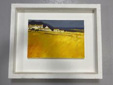 Paintings, framed oil on board painting by current Cornish artist John Piper a member of the