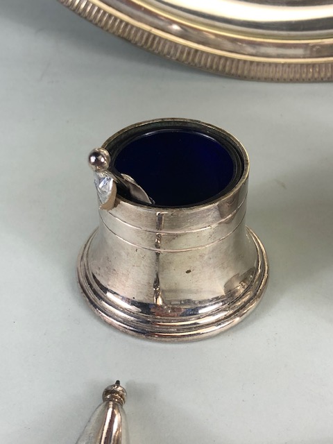 Antique and modern Silver Plated Items, collection of items to include tankard, candle snuffer, - Image 7 of 11