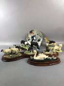 Border fine arts, collection of dog and animal figures to include 055 border collie, DL3 German