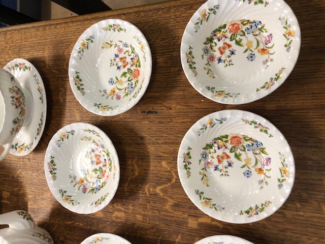 Aynsley China, quantity of Cottage Garden design bone china to include , 6 dinner plates, 5 tea - Image 2 of 10