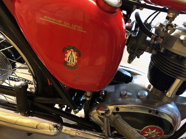 Motorcycle: Vintage motorbike, a BSA 250cc black and red example, first registered in July 1960. - Image 8 of 18