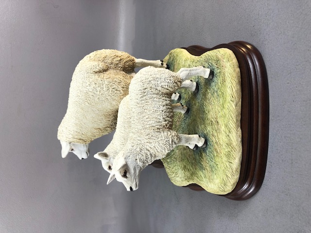 Border fine Arts figurines, two studies ,Texel Ewe and lambs limited edition 233 of 1,500 and a - Image 7 of 9