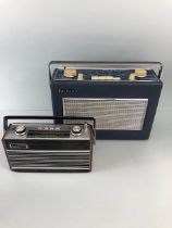 Vintage Radios, Two Portable radios being a Roberts Model RFM3 and a Hacker Sovereign II both A. F