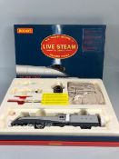 Hornby Railway interest, Live Steam 00 gauge set, SILVER LINK LNER 4-6-2 Class A4 steam powered,