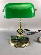 Bradford Exchange limited edition Flying Scotsman table lamp number 1238/4472