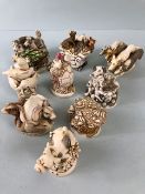 Harmony Kingdom, collection of collectable resin animal caricature figures from the Harmony