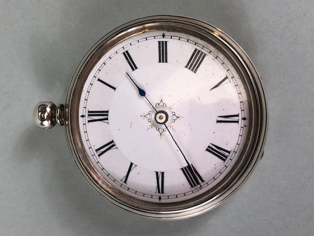 Silver cased pocket watch A/F