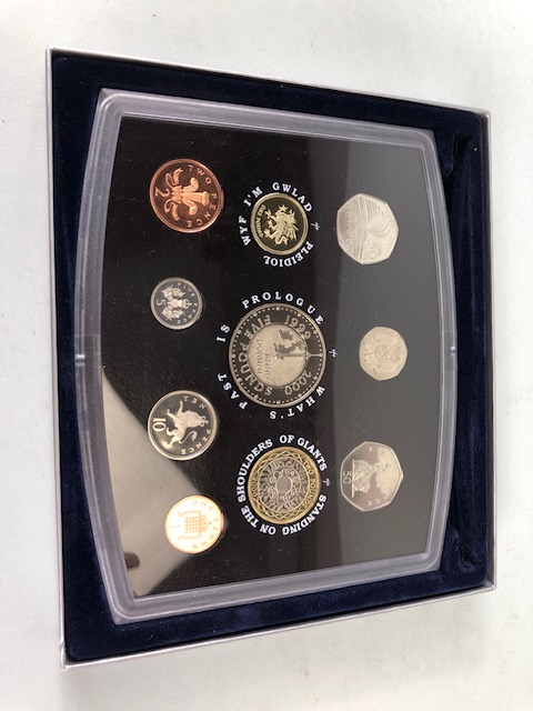 Proof coins, year 2000 sealed set of British proof coins in their box. What's past is Prologue - Image 2 of 10