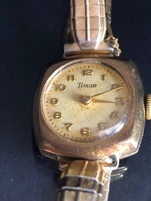 Two vintage 9ct Gold cased cocktail watches by TIMOR & Bentima STAR - Image 4 of 4