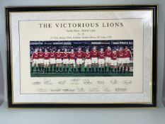 Sporting Interest, The Victorious Lions, photographic print of the England Rugby team from the