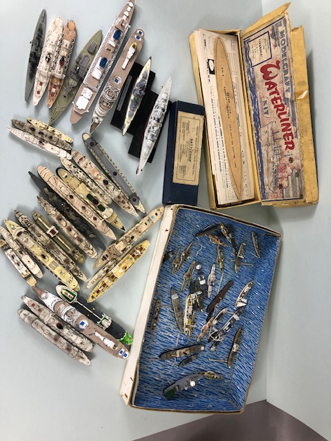 Model ships, a quantity of play worn metal and plastic ship models to include Dinky, and Tri-Ang, - Image 3 of 11