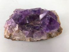 Crystal, Geology interest, display quality specimen of Amethyst crystals approximately 14cm