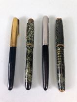 Four vintage Fountain pens to include Parker