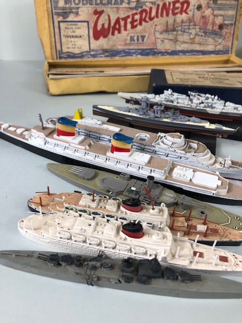 Model ships, a quantity of play worn metal and plastic ship models to include Dinky, and Tri-Ang, - Image 7 of 11