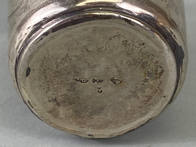 Kiddush Silver cups the tallest with silver hallmarks for maker J Zeving (or Joseph Zweig) the other - Image 11 of 11