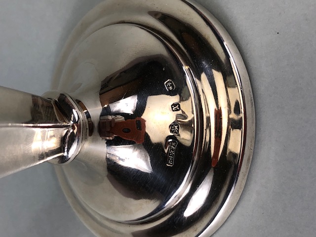 Victorian Silver hallmarked Posy Vase hallmarked for Birmingham by maker Cornelius Desormeaux - Image 3 of 4