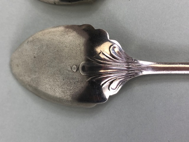 Pair of Edwardian Silver hallmarked and cased spoons, hallmarked for Sheffield 1905 by maker James - Image 9 of 11
