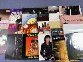 Rock, Pop, LPs, to include, Prince, Carpenters, Steve Wonder, T REX, Bowie, Manic street