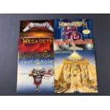 6 Hard Rock/Heavy Metal LPs/12" including: Metallica (Master Of Puppets), Megadeth (Peace Sells &