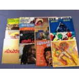 16 Reggae LPs including: Bob Marley, Burning Spear, Bunny Wailer, Gregory Isaacs, Aswad, Black