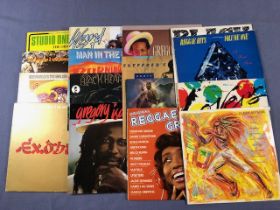 16 Reggae LPs including: Bob Marley, Burning Spear, Bunny Wailer, Gregory Isaacs, Aswad, Black