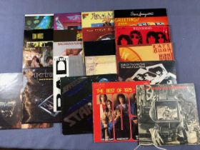20 Seventies Rock LPs including: Tom Waits (Swordfishtrombones & Small Change), Bad Company, Steve