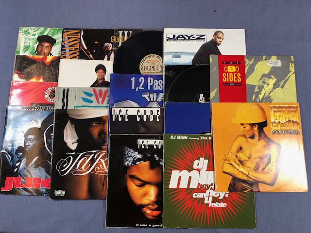 18 Rap/Hip Hop LPs/12" including: Eric B & Rakim, Tim Dog, Demon Boyz, Grand Daddy, Queen Latifah,