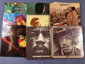 Rock Lps , collection of Jimi Hendrix Albums 8 in total