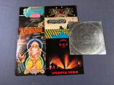 9 Hawkwind LPs including: Warrior On The Edge Of Time, Astounding Sounds, Space Ritual, In Search Of