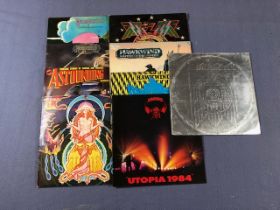 9 Hawkwind LPs including: Warrior On The Edge Of Time, Astounding Sounds, Space Ritual, In Search Of
