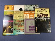 12 Fairport Convention/Richard Thompson LPs including: Unhalfbricking, Full House (U.K. Orig Pink