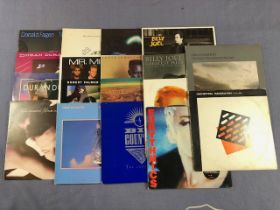 18 Eighties Rock/Pop LPs including: Donald Fagen, Duran Duran, Robert Palmer, Dire Straits, Grace