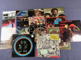 15 Soul/Funk LPs including: War James Brown, Don Covay, The O' Jays, The Dells, Marvin Gaye, etc.