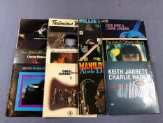 15 Jazz LPs including: Keith Jarrett/Charlie Haydn, Manu Dibangu, Billie Holiday, Duke Ellington,