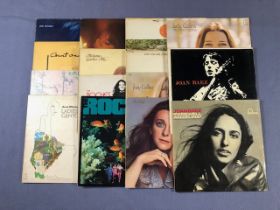 15 US Folk/Singer Songwriter LPs including: Joni Mitchell (Blue/Caught & Spark/For The Roses/