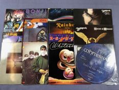 15 Hard Rock/Heavy Metal LPs including: Motley Crue, Def Leppard, Bon Jovi, Dio, Rainbow,