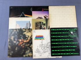 8 Pink Floyd/Roger Waters LPs including: Dark Side Of The Moon, Wish You Were Here, Obscured By