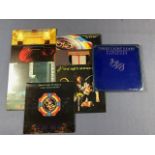 7 LPs + 1 three LP box set Electric Light Orchestra including: S/T, (UK Harvest Orig), Face The