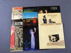 11 Fleetwood Mac/Stevie Nicks LPs including: Pious Bird Of Good Omen (UK Orig Blue Horizon), S/T,