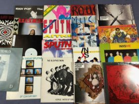 Albums and 12", 80s and 90s, to include , Sigue Sigue Sputnick, INXS, Madness, Massive Attack,