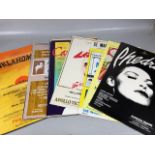 Vintage Theatre poster, collection of lobby posters for musicals and plays billings for many